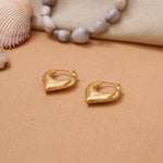 Load image into Gallery viewer, Gold Teardrop Hoop Earrings for Women | Daily Wear | Gift
