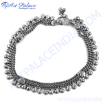 Load image into Gallery viewer, 925 Silver Anklet for Women | Dangle Bell Chain Anklet
