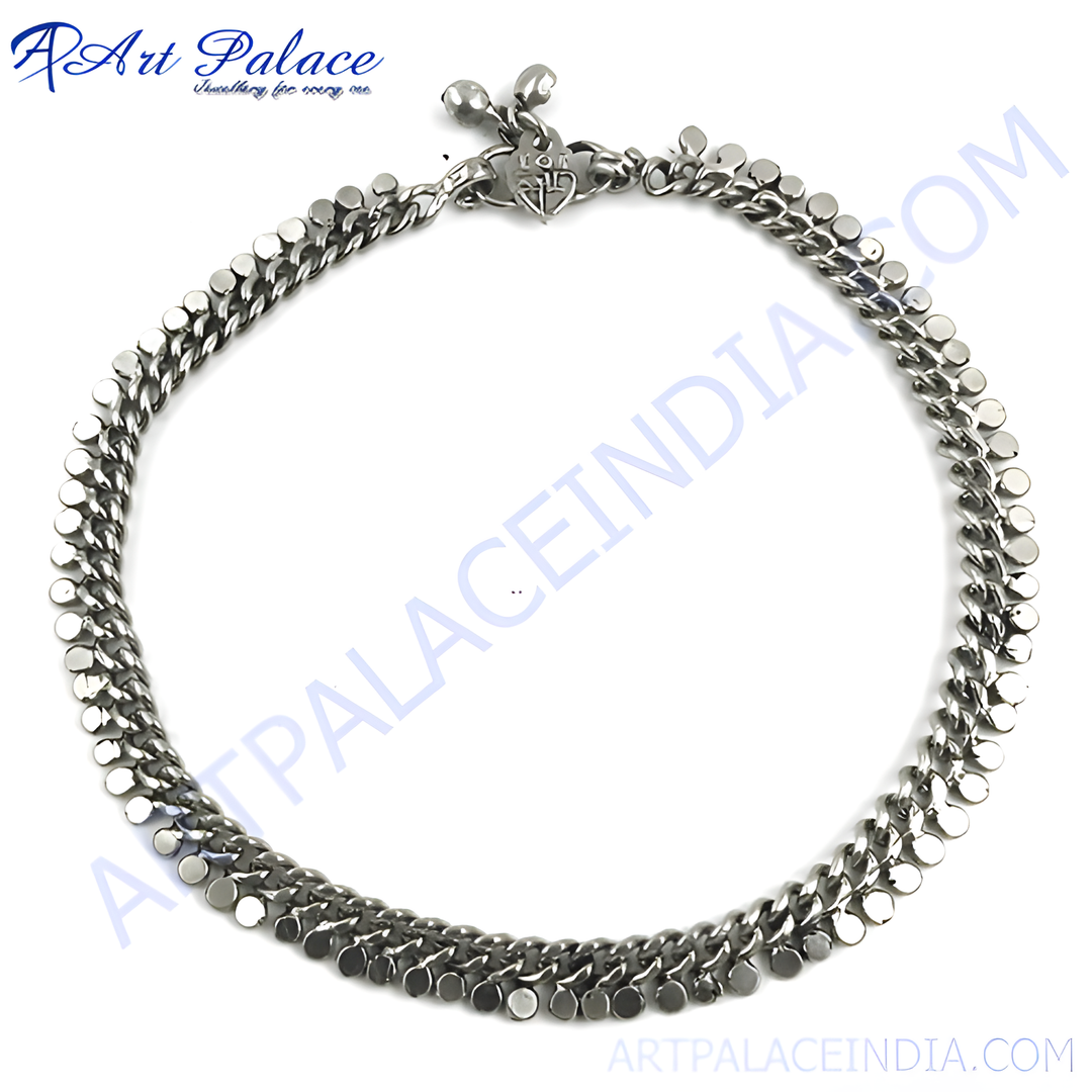 Silver Anklet for Women | Handmade Silver Anklet | Gift