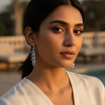 Load image into Gallery viewer, 925 Silver Moonstone Drop Earrings for Women | Dangle Jewelry
