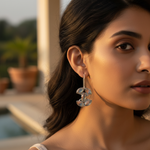 Load image into Gallery viewer, 925 Silver Moonstone Leaf Earrings | For Women | Gift
