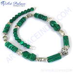 Load image into Gallery viewer, Malachite Stone Necklace for Women | Green Gemstone Jewelry

