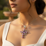 Load image into Gallery viewer, 925 Silver Gemstone Pendant for Women | Statement Jewelry
