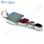 Load image into Gallery viewer, 925 Silver Gemstone Pendant Necklace for Women | Gift Jewelry
