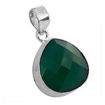 将图像加载到图库查看器中， 925 Silver Green Onyx Pendant for Women | Gemstone Jewelry
