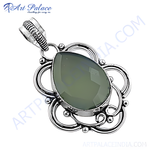 Load image into Gallery viewer, 925 Silver Chalcedony Pendant Necklace | Women&#39;s Gift
