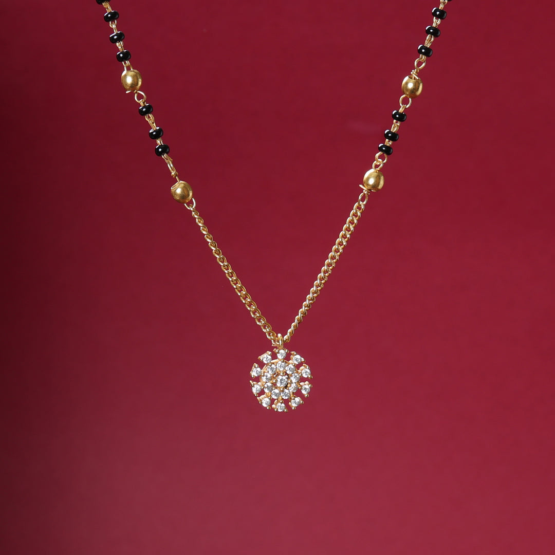 Gold Crystal Pendant Necklace for Women | Fashion Jewelry