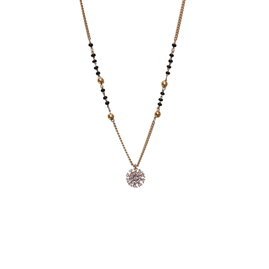 Gold Crystal Pendant Necklace for Women | Fashion Jewelry