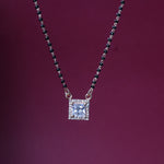 Load image into Gallery viewer, Rose Gold Plated CZ Diamond Mangalsutra Necklace for Women
