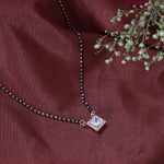 Load image into Gallery viewer, Rose Gold Plated CZ Diamond Mangalsutra Necklace for Women
