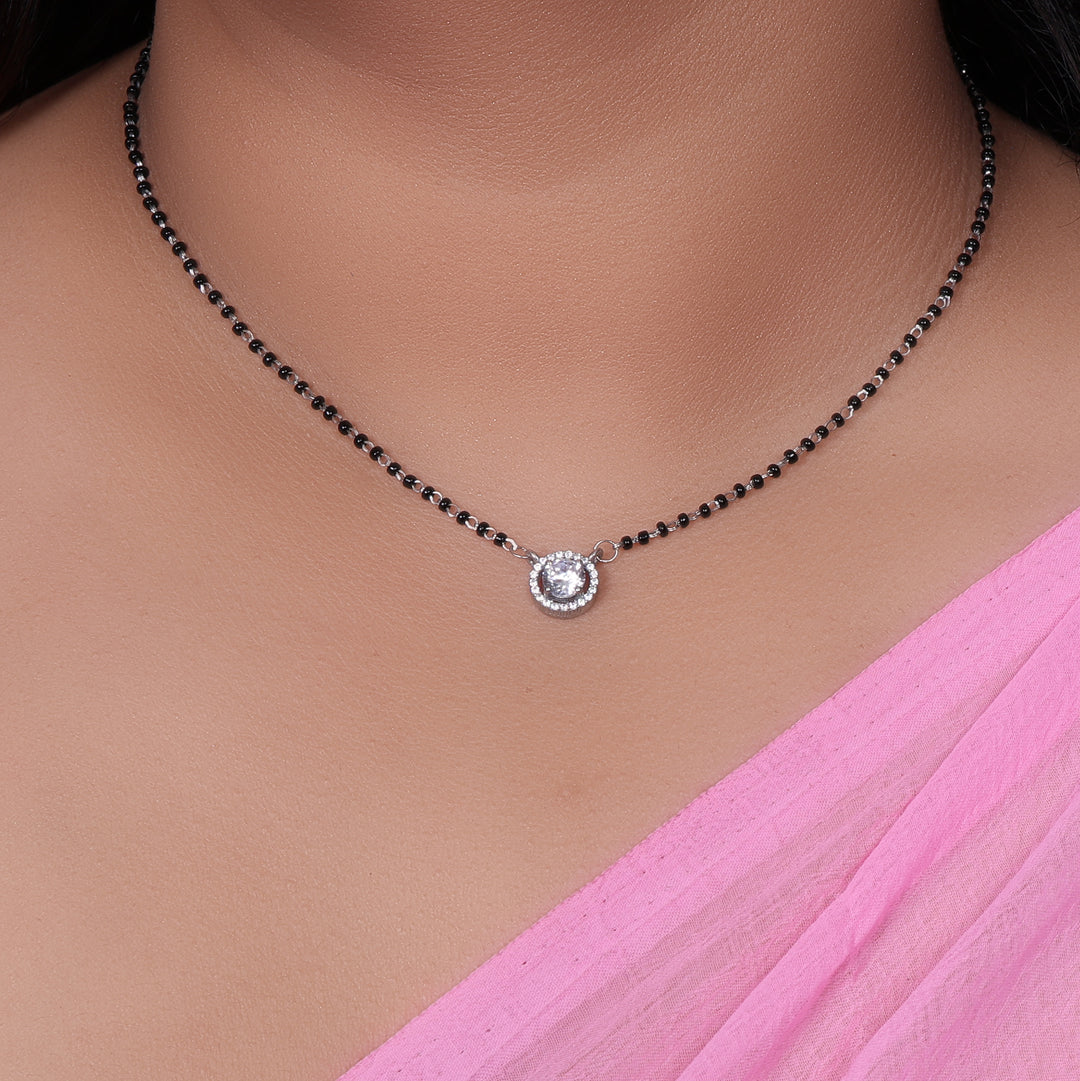 925 Silver Cubic Zirconia Necklace for Women | Wedding Gift