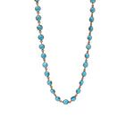 Load image into Gallery viewer, Gold Blue Gemstone Necklace &amp; Bracelet Set for Women | Gift Jewelry
