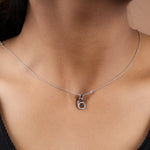 Load image into Gallery viewer, 925 Sterling Silver Interlocking Circle Pendant Necklace for Women
