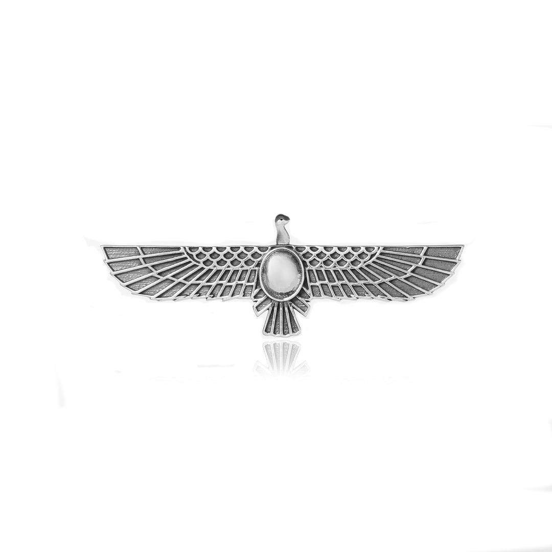 925 Silver Winged Sun Pendant for Men & Women | Spiritual Jewelry