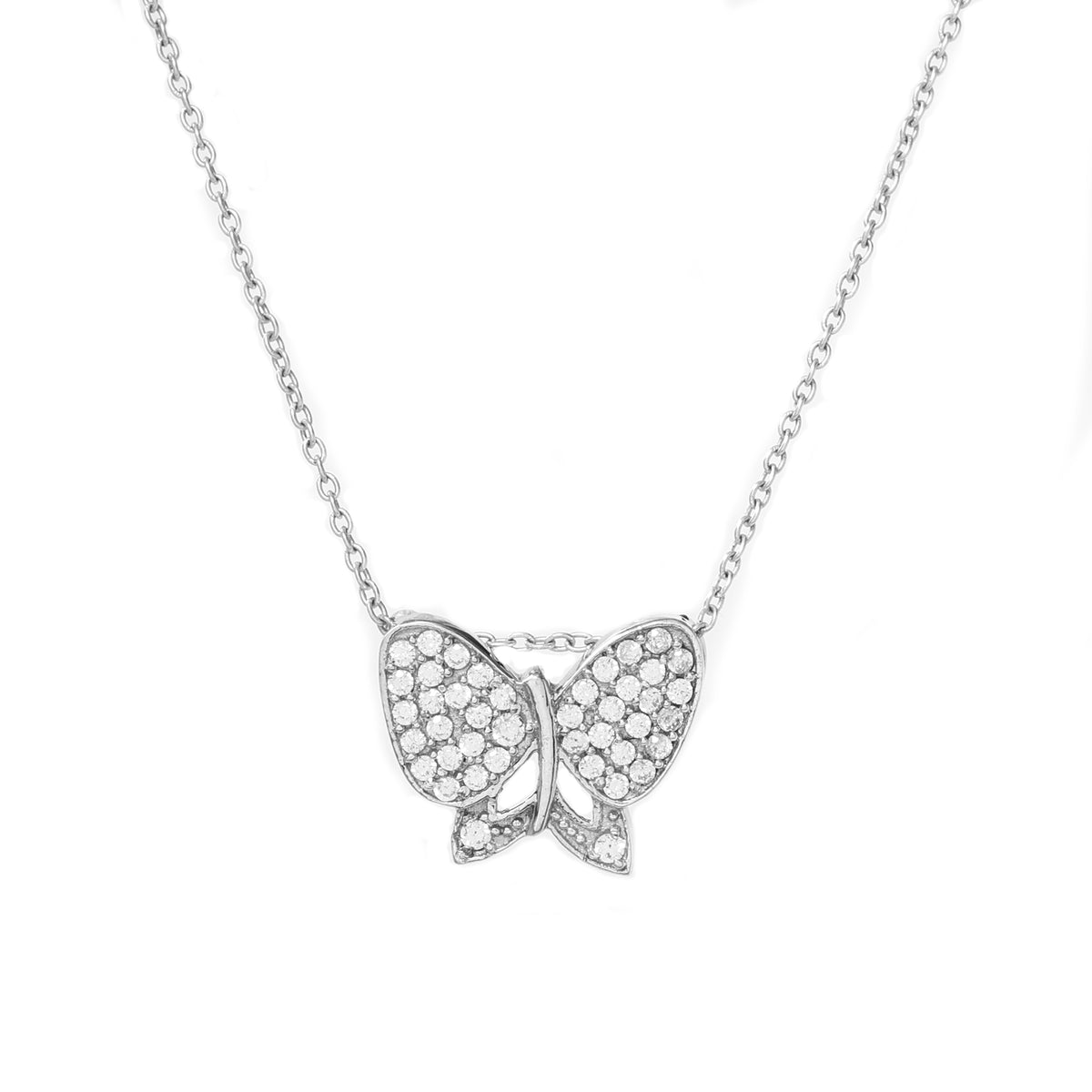 925 silver butterfly necklace for women | gift jewelry