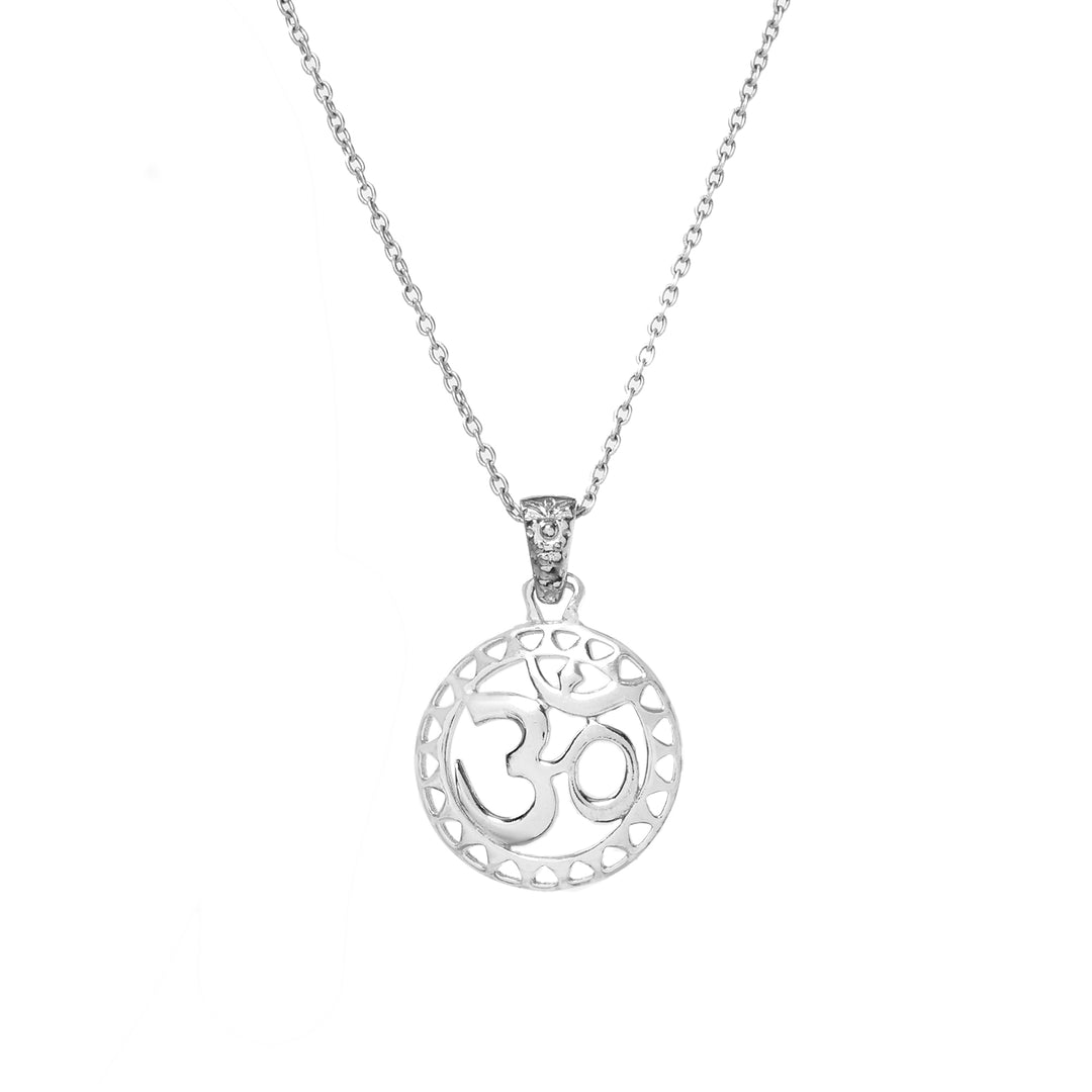 925 Silver Om Pendant Necklace | Spiritual Jewelry for Women