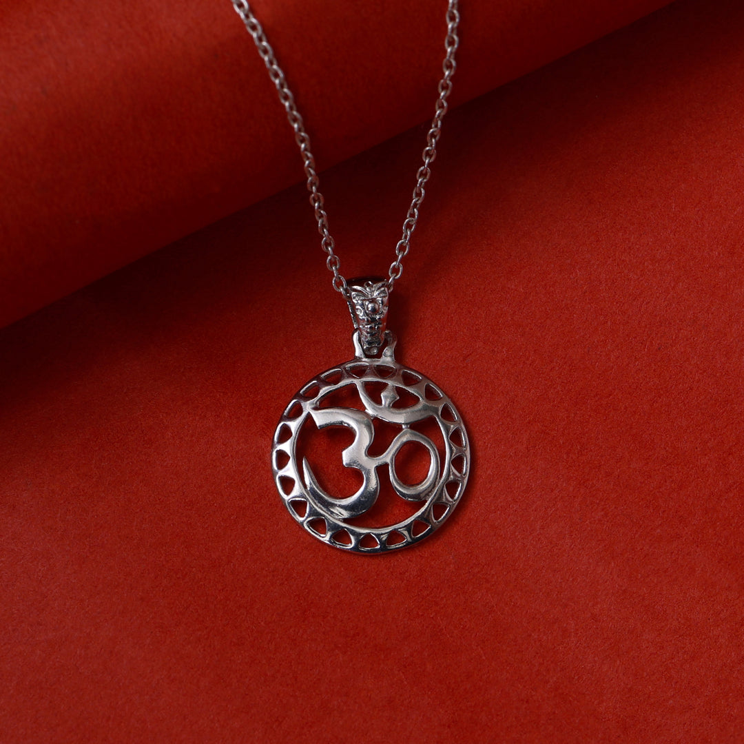 925 Silver Om Pendant Necklace | Spiritual Jewelry for Women
