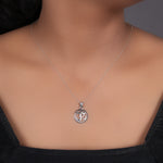 Load image into Gallery viewer, 925 Silver Om Pendant Necklace | Spiritual Jewelry for Women
