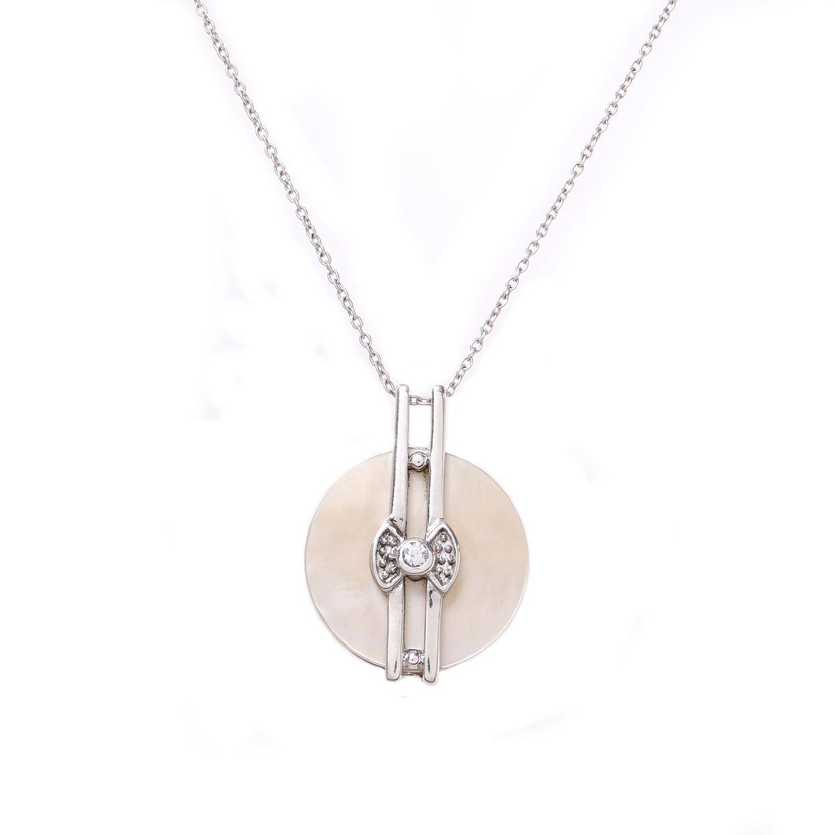 925 silver mother of pearl pendant necklace | for women | gift
