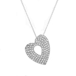 Load image into Gallery viewer, 925 Silver Diamond Heart Pendant Necklace for Women | Gift
