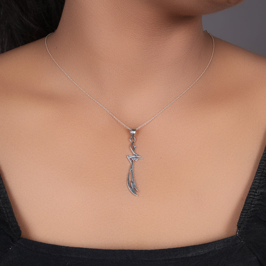 Silver Sword Pendant Necklace | Minimalist Jewelry Gift