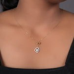 Load image into Gallery viewer, gold plating Heart Pendant Necklace | Cubic Zirconia | Women&#39;s Gift
