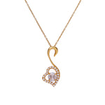Load image into Gallery viewer, gold plating Heart Pendant Necklace | Cubic Zirconia | Women&#39;s Gift
