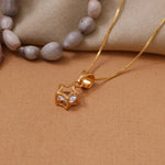 Load image into Gallery viewer, gold plating Star Pendant Necklace | Cubic Zirconia | Women&#39;s Gift
