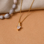 Load image into Gallery viewer, gold plating Triangle Pendant Necklace for Women | Fashion Jewelry
