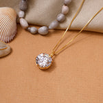 Load image into Gallery viewer, gold plating Solitaire Cubic Zirconia Necklace for Women | Gift
