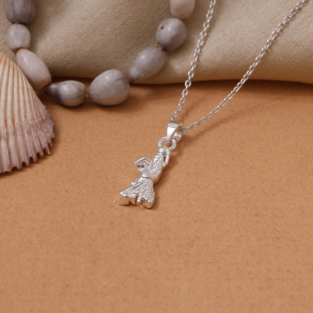 925 Silver Religious Pendant Necklace | For Women | Daily Wear