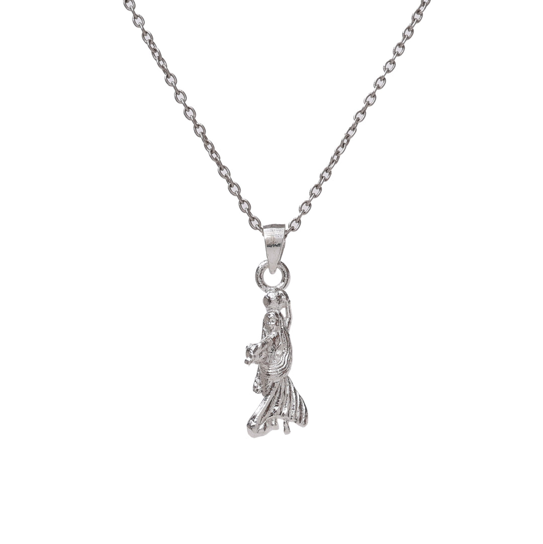 925 Silver Religious Pendant Necklace | For Women | Daily Wear