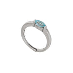 Load image into Gallery viewer, 925 Silver Blue Topaz Ring for Women | Adjustable Jewelry
