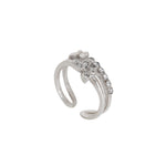 Load image into Gallery viewer, 925 Silver Flower Toe Ring for Women | Adjustable Jewelry
