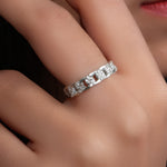 Load image into Gallery viewer, 925 Silver Cubic Zirconia Toe Ring for Women | Adjustable Jewelry
