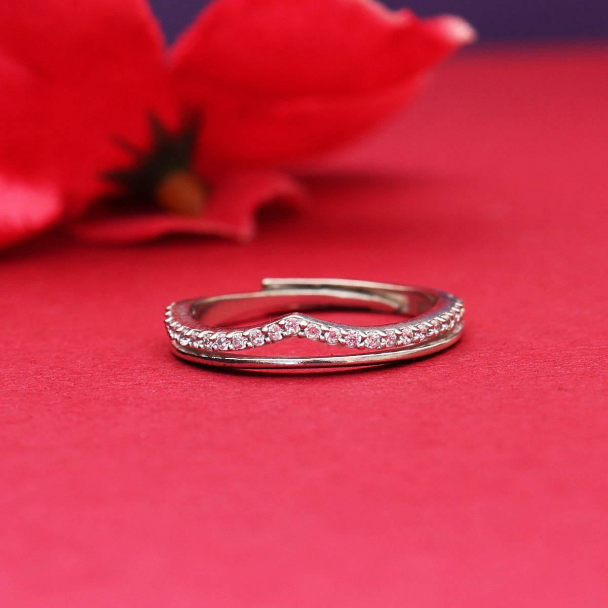 925 silver cubic zirconia ring for women | gift jewelry