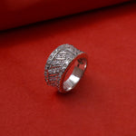 Load image into Gallery viewer, Silver Diamond Ring for Women | Anniversary Gift

