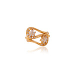 Load image into Gallery viewer, Gold Floral Diamond Ring for Women | Luxury Jewelry Gift
