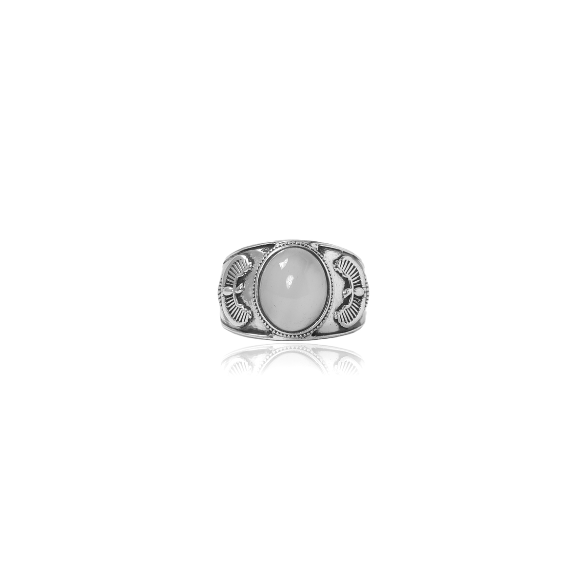 925 silver rose quartz ring for women | gemstone jewelry