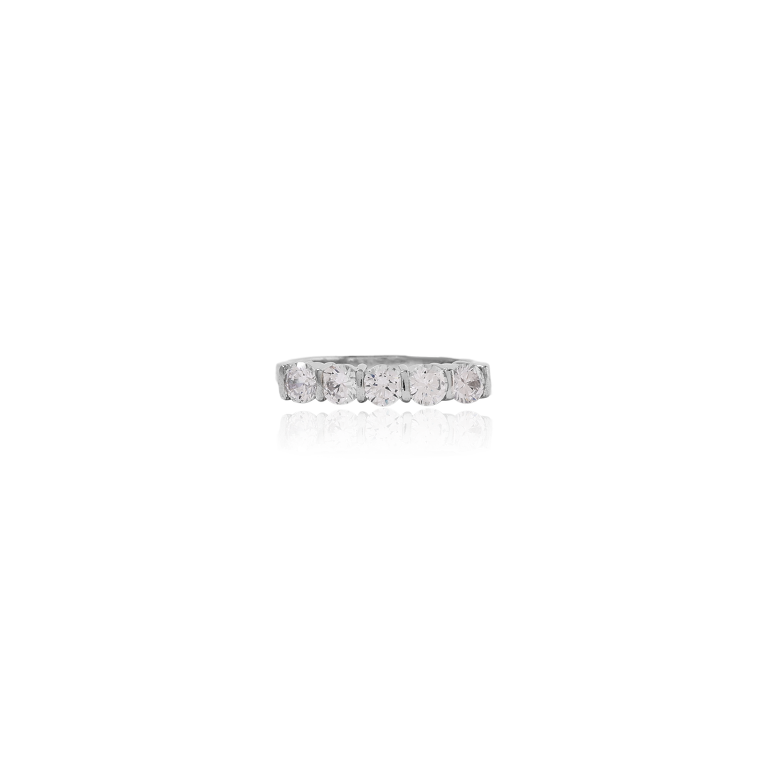 Silver Cubic Zirconia Ring for Women | Daily Wear Jewelry