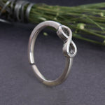 Load image into Gallery viewer, 925 Sterling Silver Infinity Adjustable Ring for Women | Minimalist Band
