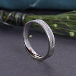 将图像加载到图库查看器中， 925 Sterling Silver Adjustable Band Ring with Textured Finish | Daily Wear
