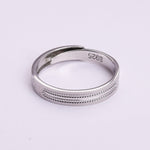 将图像加载到图库查看器中， 925 Sterling Silver Adjustable Band Ring with Textured Finish | Daily Wear
