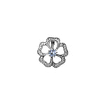 将图像加载到图库查看器中， 925 Silver Flower Jewelry Set with Blue Gemstone | Women's Gift
