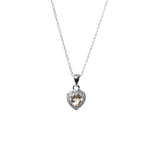 将图像加载到图库查看器中， 925 Silver Heart Jewelry Set (Earrings, Necklace &amp; Ring) | Gift
