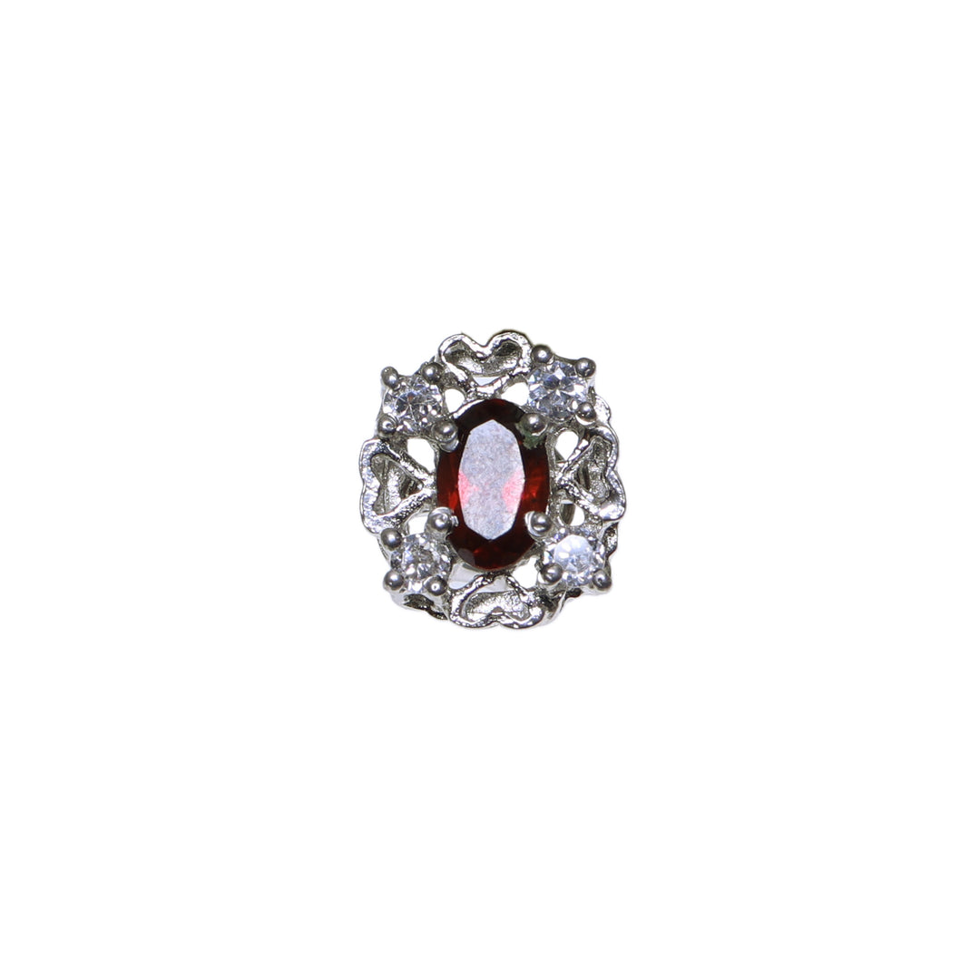 925 Silver Garnet Jewelry Set | Women's Gift | Bridal Set