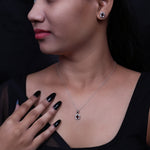 将图像加载到图库查看器中， 925 Silver Garnet Jewelry Set | Women's Gift | Bridal Set

