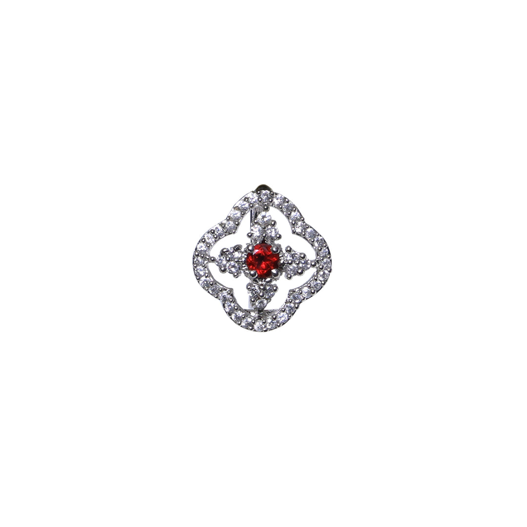 925 Silver Red Gemstone Jewelry Set for Women | Gift