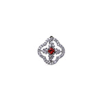 将图像加载到图库查看器中， 925 Silver Red Gemstone Jewelry Set for Women | Gift

