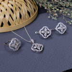 将图像加载到图库查看器中， 925 Silver Cubic Zirconia Jewelry Set | Women's Gift
